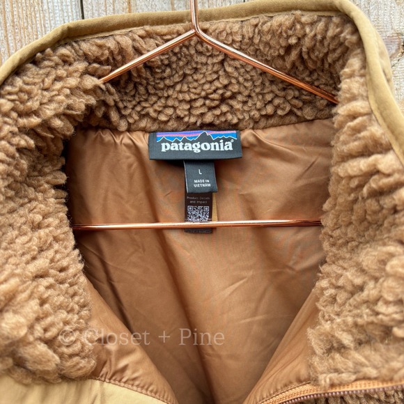 Patagonia Classic Retro-X Vest Deer Brown Size Large NWOT - Picture 4 of 15